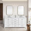 Meuble-lavabo 72 po, meuble-lavabo avec cadre en bois massif, comptoir autoportant avec double cuve-974874959-974874958
