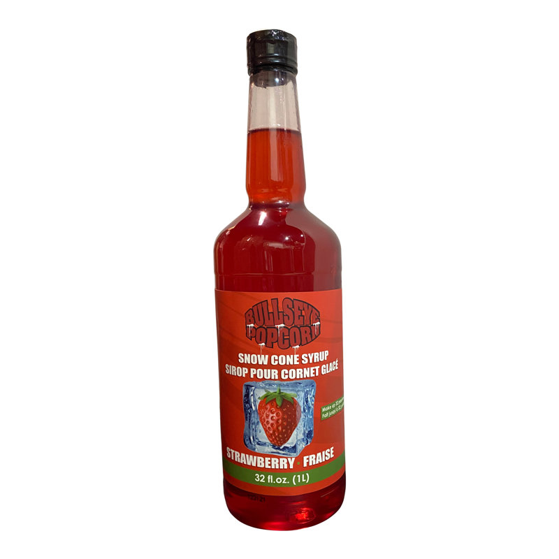 Sirop de maïs soufflé 1L Bullseye - fraise