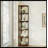 6-Tier Corner Shelf, 67" Corner Bookshelf Shelving Unit