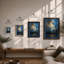 Towering Cloudscape Romantic - Framed Print-1211254572-1211254739