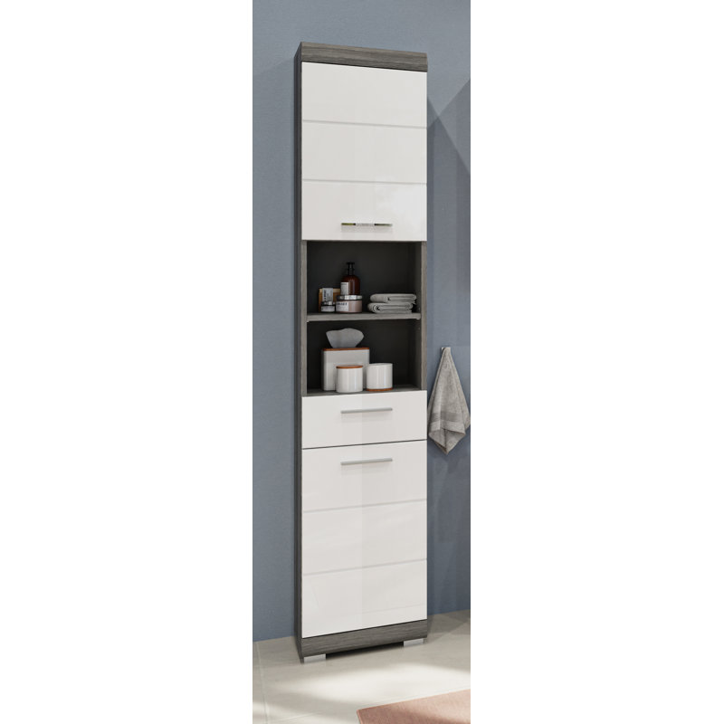 Heidelies Freestanding Linen Cabinet