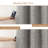 Linen Texture Two-Tone 100% Blackout Back Tab Curtain Pair-652391249-652391210