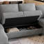 Canapé de rangement Anjana Chenille-1047931643