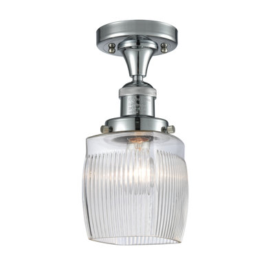 Manfredi Glass Semi Flush Mount