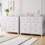 Commode 7 tiroirs en bois avec poignées en métal, commode minimaliste moderne pour chambre à coucher, salon-272571947