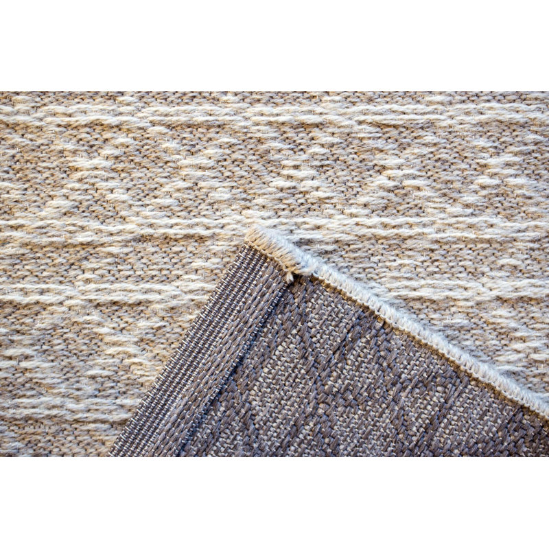 Terresa Geometric Wool Hand Woven Area Rug, Rectangle 200 x 290cm