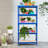 Newquay Metal + MDF Board Shelving Unit-1178634666-1178696523