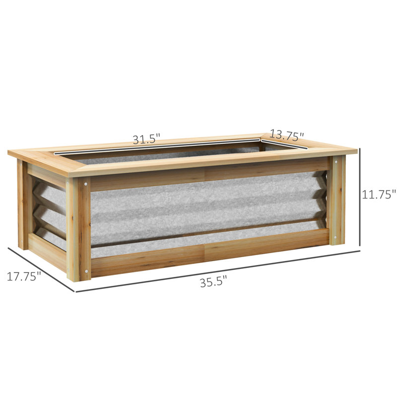 Outsunny Raised Garden Bed Kit