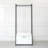Fiona Wood and Metal Walk-in Closet with One Drawer