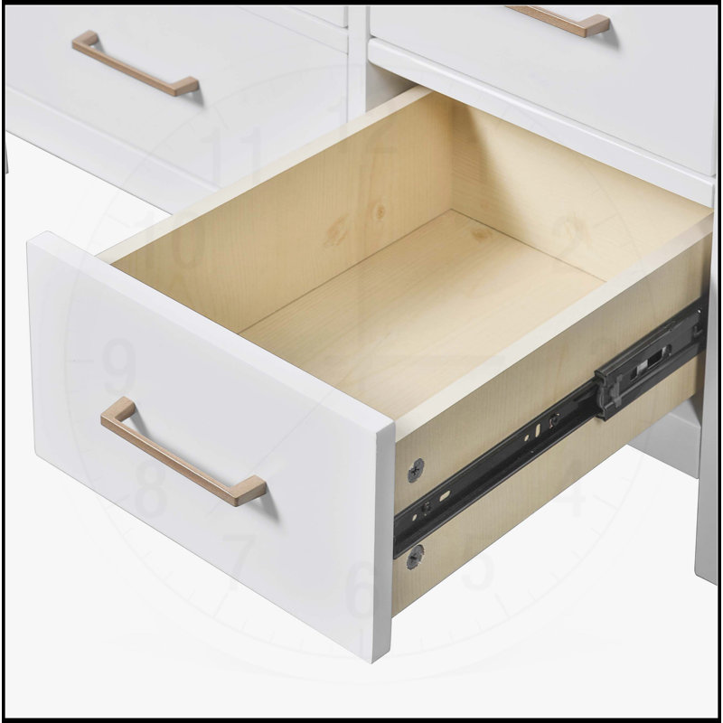 Meuble-lavabo 30 po avec lavabo en céramique, Blanc