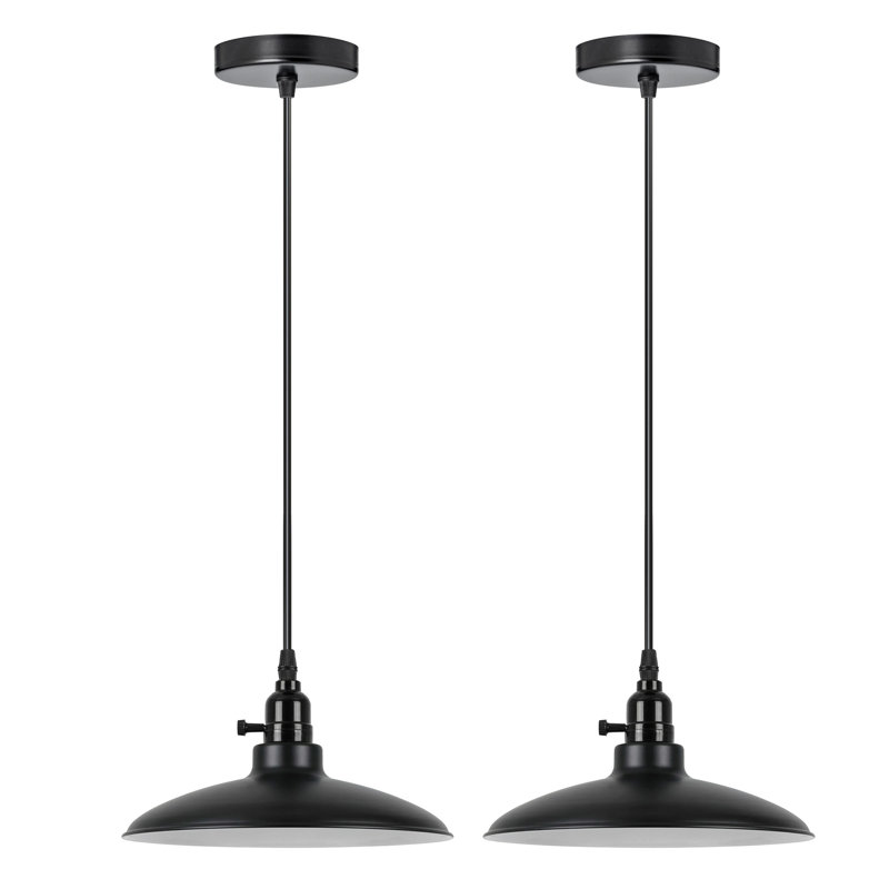 1 - Light Pendant, No, Black