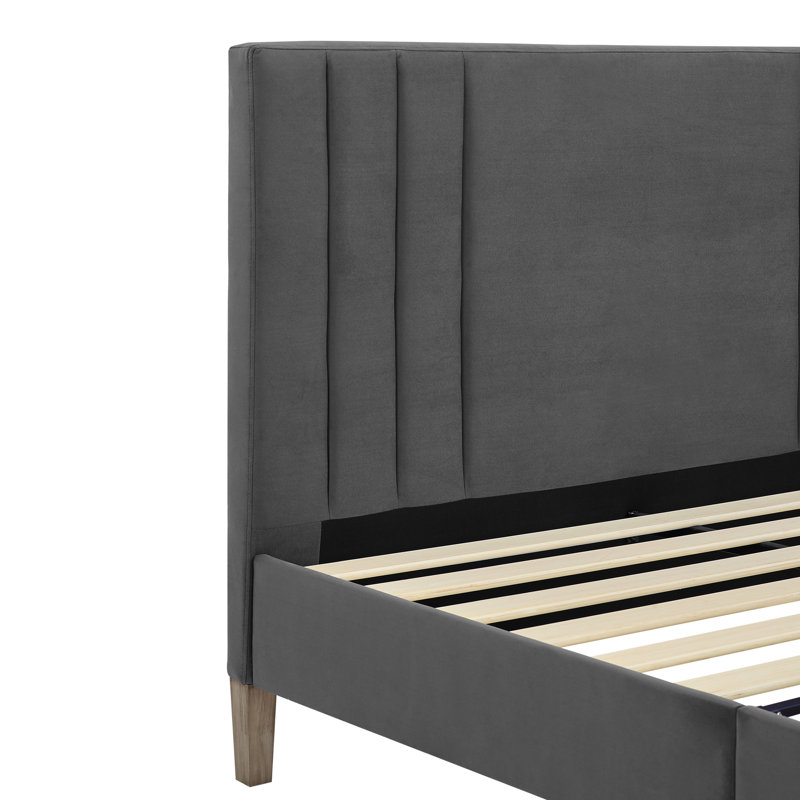 Moniz Upholstered Platform Bed, Antonio Midnight, Queen