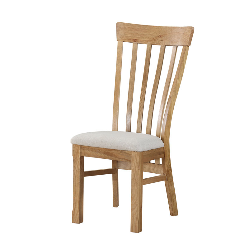 Racquel Upholstered Dining Chair, Oak