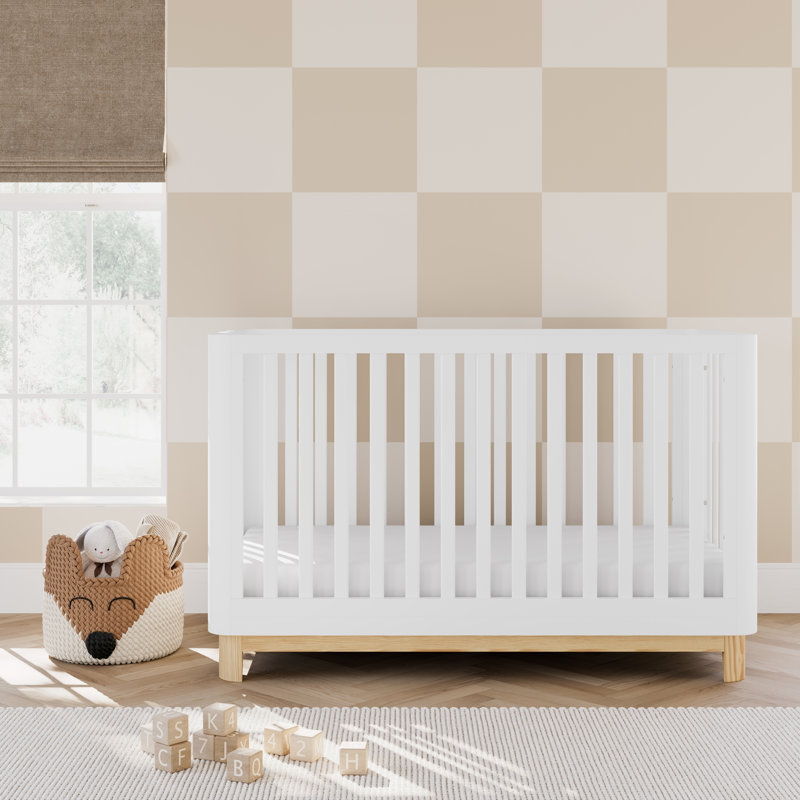 Lit de bébé convertible standard 3-en-1 Santos, Blanc