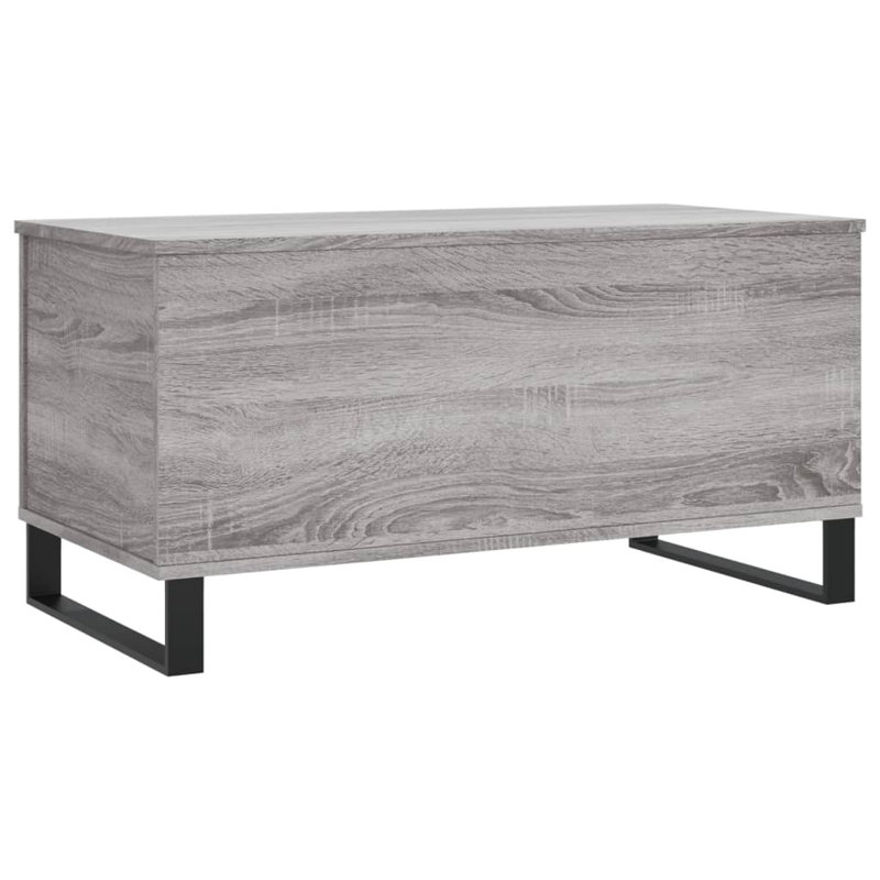 Nashaley Coffee Table 90x44.5x45 cm Engineered Wood, Grey Sonoma
