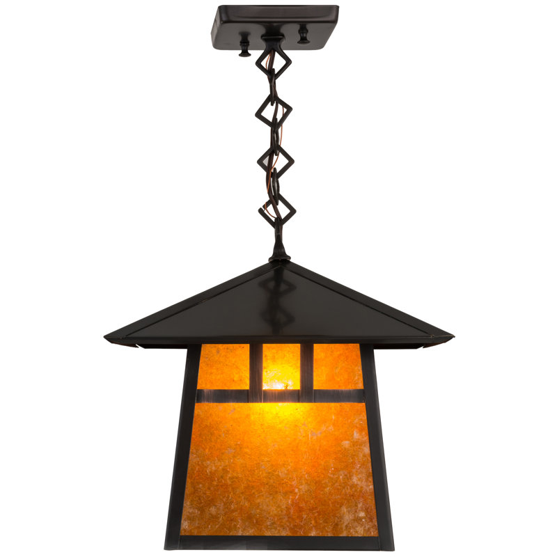 Luminaire suspendu géométrique 1 lumières lanterne Wysocki