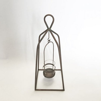 Petite chandelles en bois chanelier Gracie Oaks
