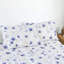 Ensemble de draps 100% coton avec poches profondes, draps en percale douillette avec ensemble de literie et de taies d'oreiller 3 pièces, corail Mandalas-396946358-398994223