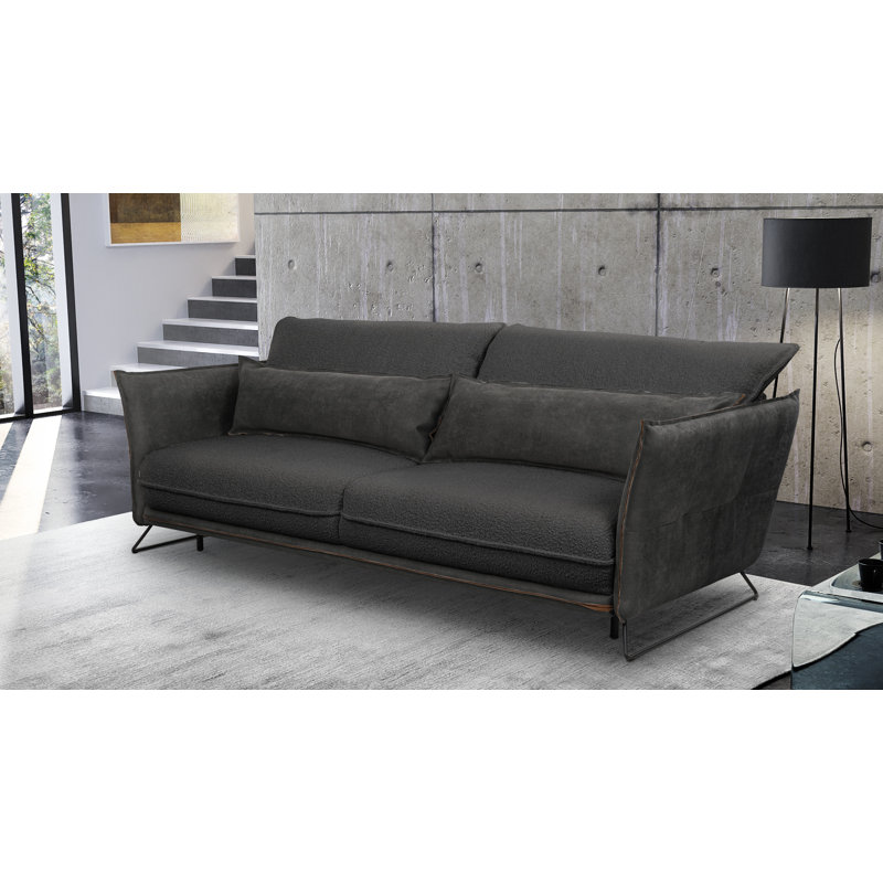 Milan 3 Seater Sleeper, Anthracite/Black