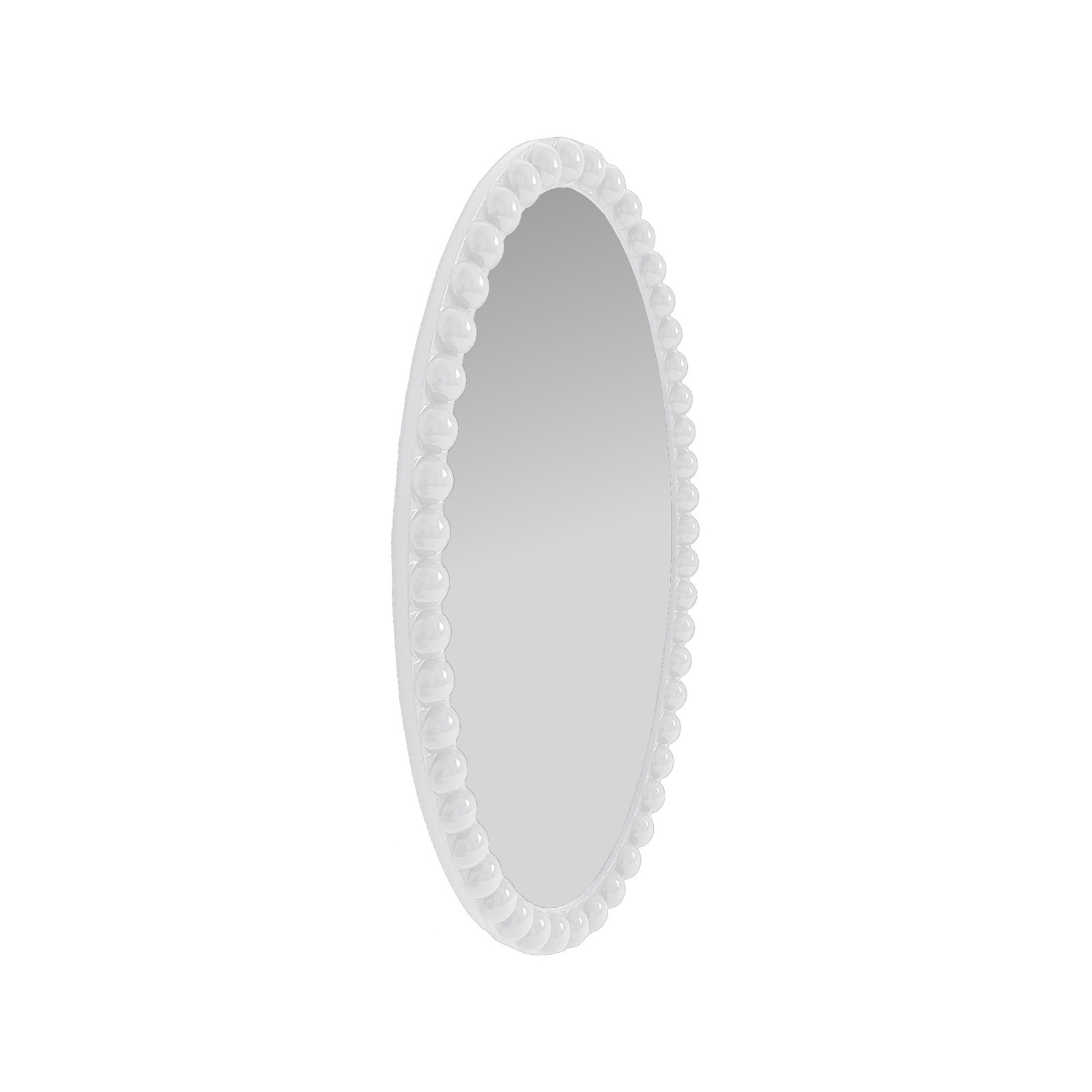 24" Mirror, White