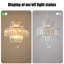 Lustre gradué à niveaux 12 lumières Makahla-2035656521