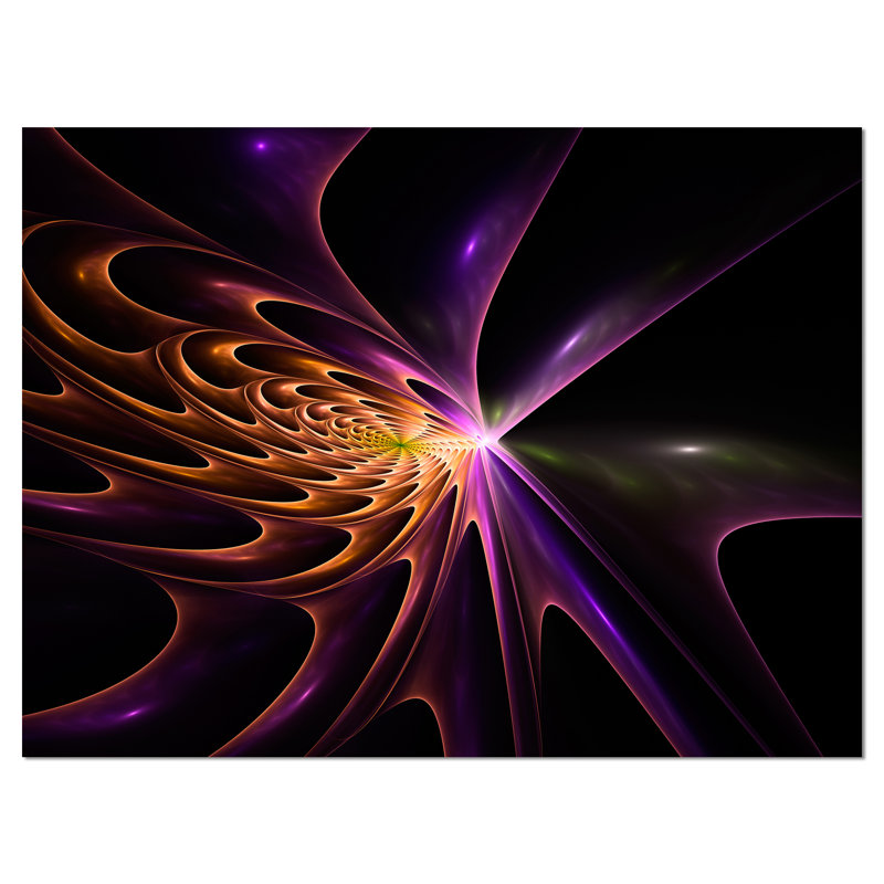 « fractal 3d renflements », impression sur toile tendue, H 30 po x l 40 po x P 1 po