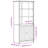 Bookcase BODO 32.3"x15.7"x68.1" Solid Wood Pine-91895558