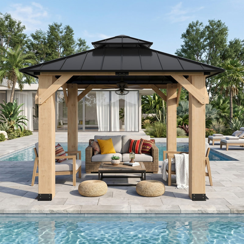 Pavillon de jardin 10 'x 10'