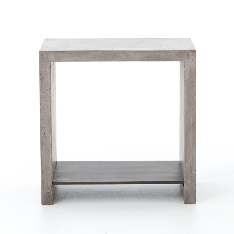 Hugo End Table, Dark Gray