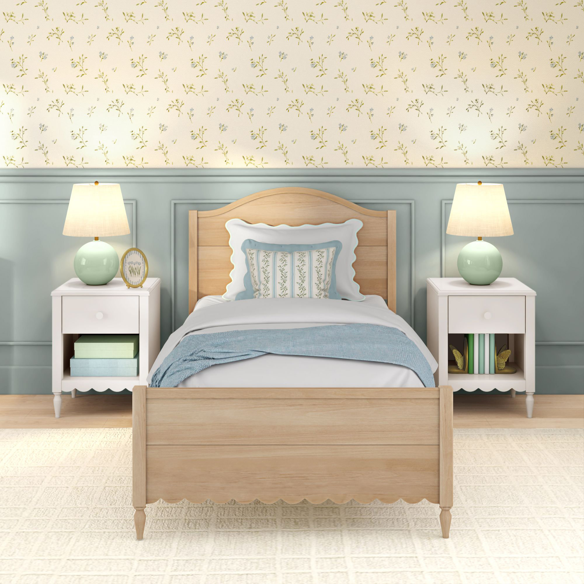 Charlotte Twin Single Bed, Blonde, Twin