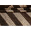 Tapis oriental rayé Gabbeh 6 x 9