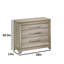 Ensemble de chambre avec lit à panneaux 3 pièces Weathered Greige-718005247-718005246