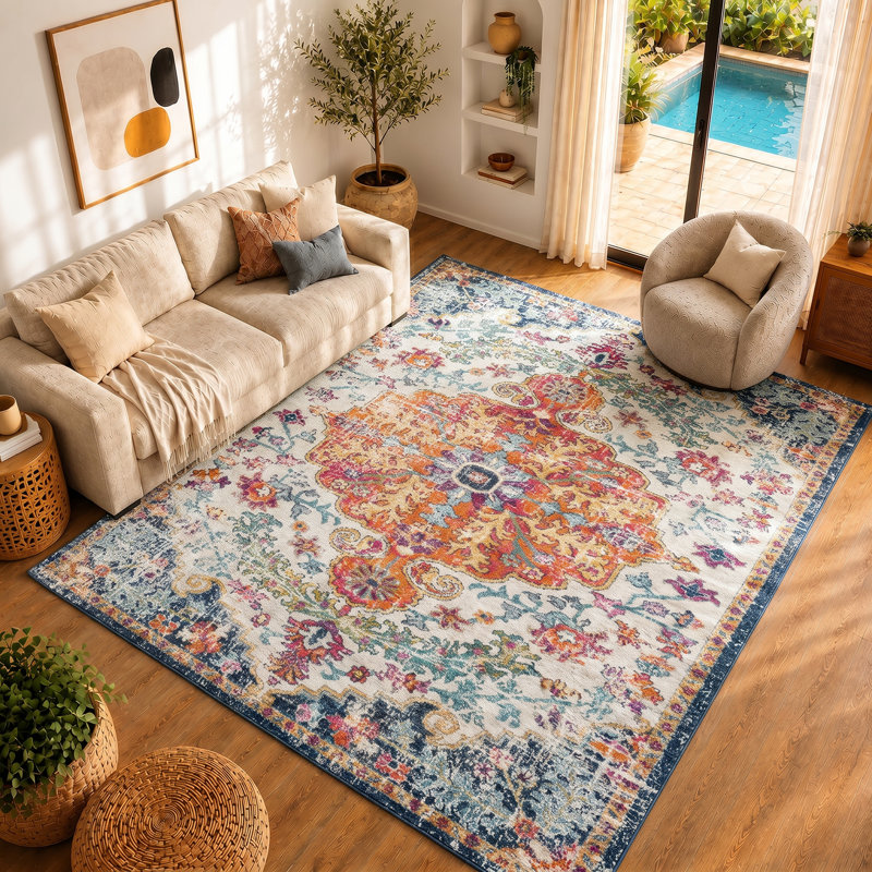 Wynings Oriental Area Rug, Rectangle 80 x 150 cm