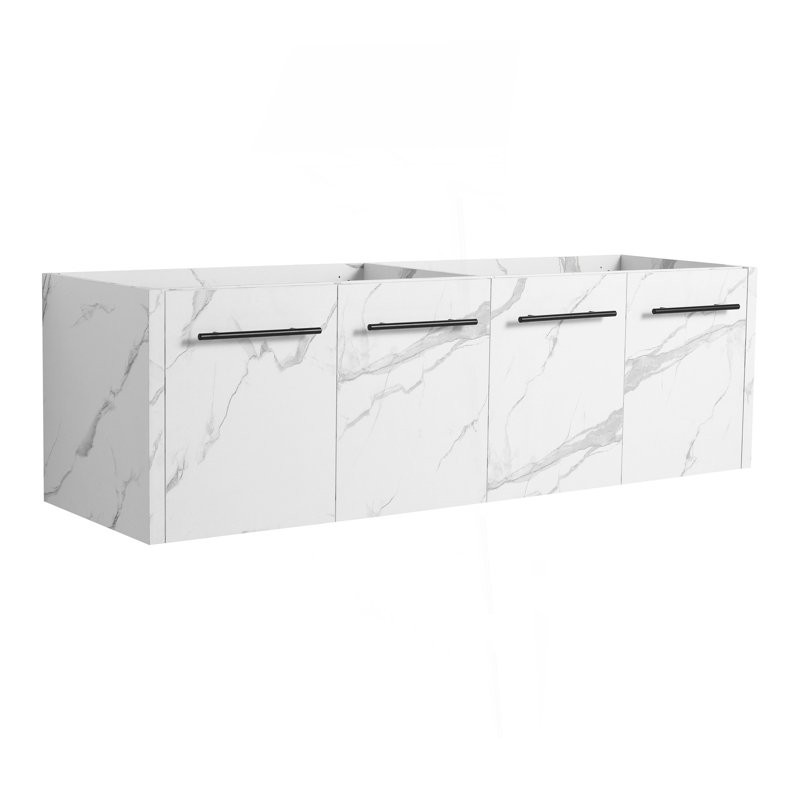 Meuble-lavabo mural 60 po (seulement le meuble, sans évier supérieur)