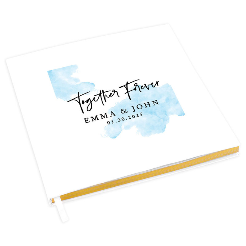 Livre d'or de mariage d'automne personnalisé