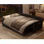  Canapé-lit modulaire avec lit escamotable et méridienne de rangement, revêtement capitonné-429706356