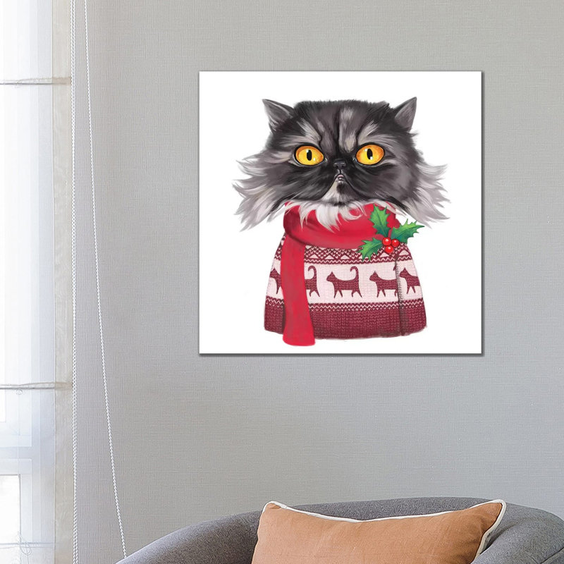 Gimli Christmas by Melanie Schultz - Wrapped Canvas Gallery-Wrapped Canvas Giclée, 66.04 cm H x 66.04 cm W x 1.91 cm D