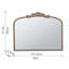 Miroir arqué, décoration murale d'inspiration baroque-82379498-82283337