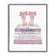 «Fashion Designer Shoes Bookstack» par Amanda Greenwood - Cadre flottant, impression sur bois-71017761-71017760