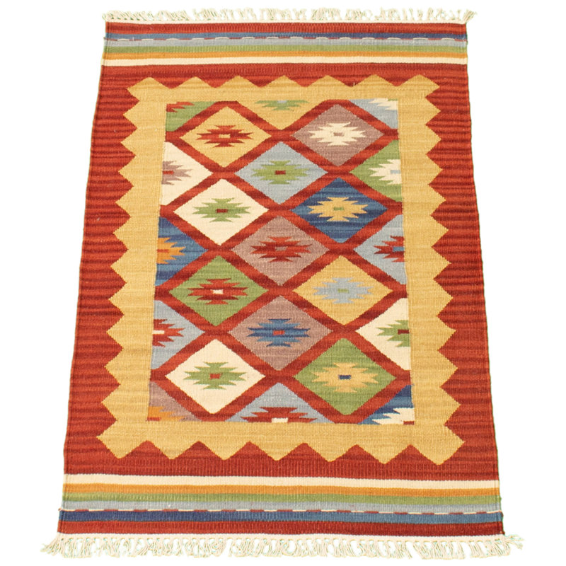 Innis Wool Geometric Indoor Rug, Rectangle 2'7" x 4'1"