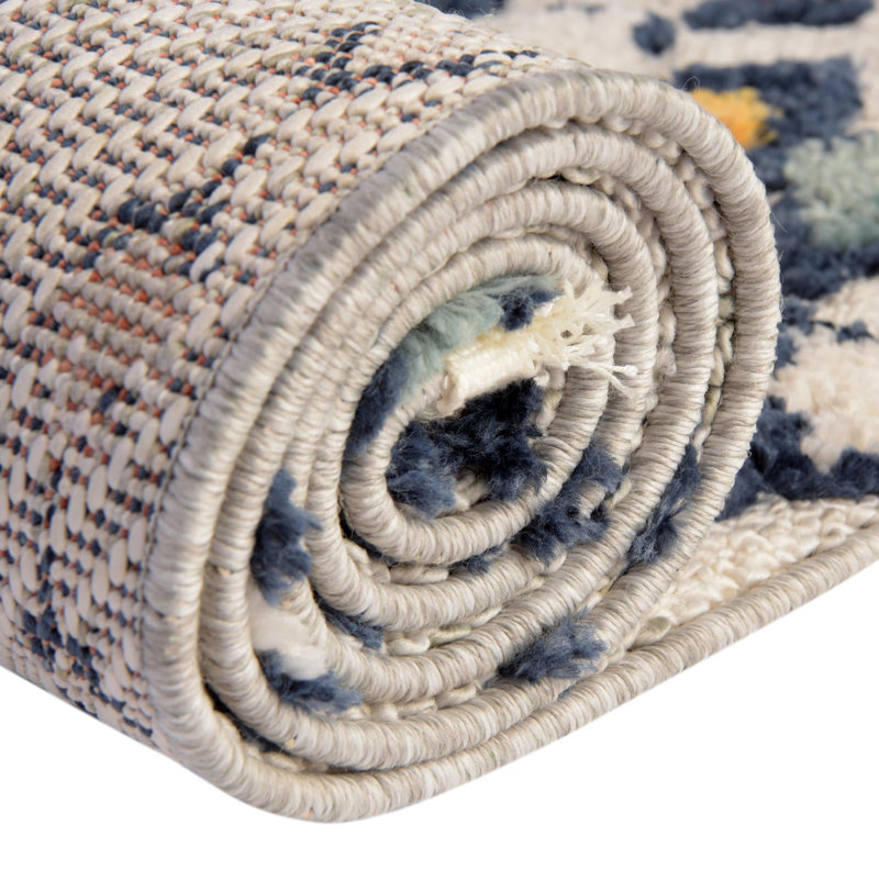 Gosnold Geometric Indoor Rug, Round 4'