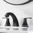 Widespread 2-handle Bathroom Faucet with Drain Assembly-48134469