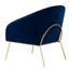 Fauteuil demi-tonneau en velours 31 po Lucent-1784623170