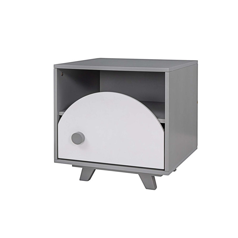 19.7'' W Nightstand, Gray