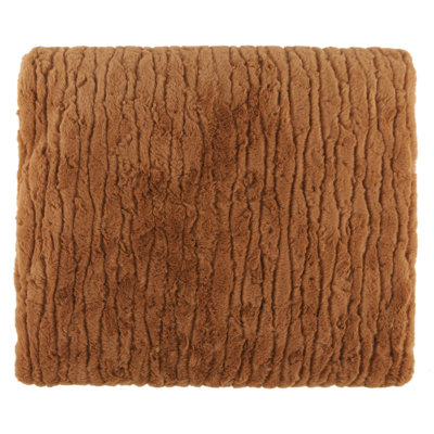 Faux Fur Sable 50"x 60" Throw Blanket