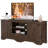 59'' Farmhouse TV Stand for TVs up to 65", Rustic Entertainment Center with Adjustable Shelves and Media Storage for Living Room-1021739938