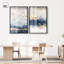 Gilded Coastal Calm Blue Art -2020668565-2020668571