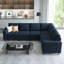 Canapé modulaire en L 5 pièces Shavera-1770075977