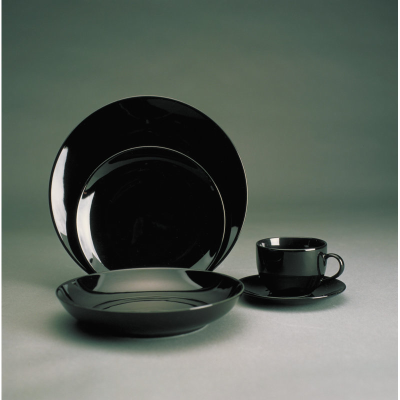 Assiette à dîner 9 po Black Rim