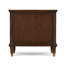 Table de bout Raam, plateau de 24 pouces avec tablette inférieure, brun cerise foncé